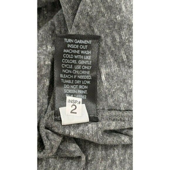 Torrid Womens Size 00 Gray Red Wine And Brews Slim Fit Crewneck Short Sleeve Tee - Picture 9 of 9